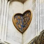Detaliu de pe Mănăstirea de la Curtea de Argeș