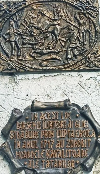 Detaliu Monumentul tatarilor Borsa Maramures