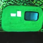 Nomad într-o oază verde - pictură